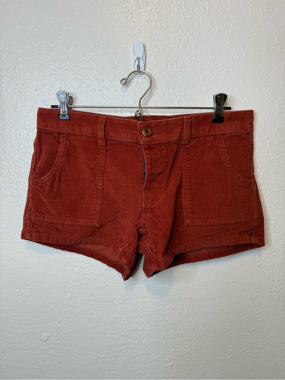 Birdwell Beach Britches Class Corduroy In Burnt Orange Size 0 70’s Vibes Capsule